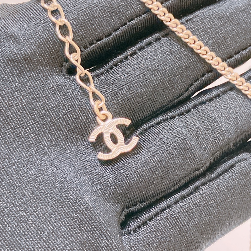 TK1765 Chanel 香奈兒Coco圓形復古設計頸鏈CoCo Mark Circle Necklace Pearl X GHW-37
