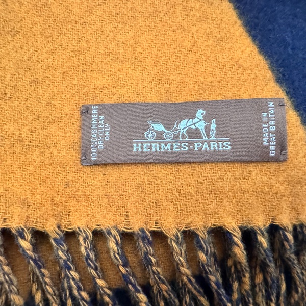 HERMES 全新羊絨圍巾 100%cachemire-7