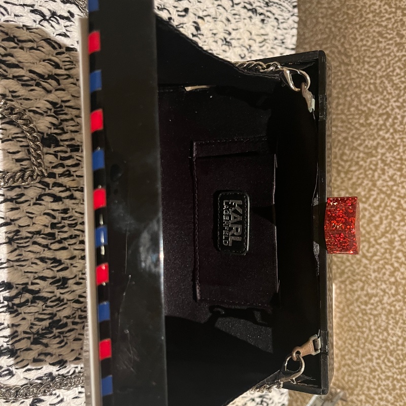 Karl Lagerfeld 信封硬殼手拿/肩背包-3