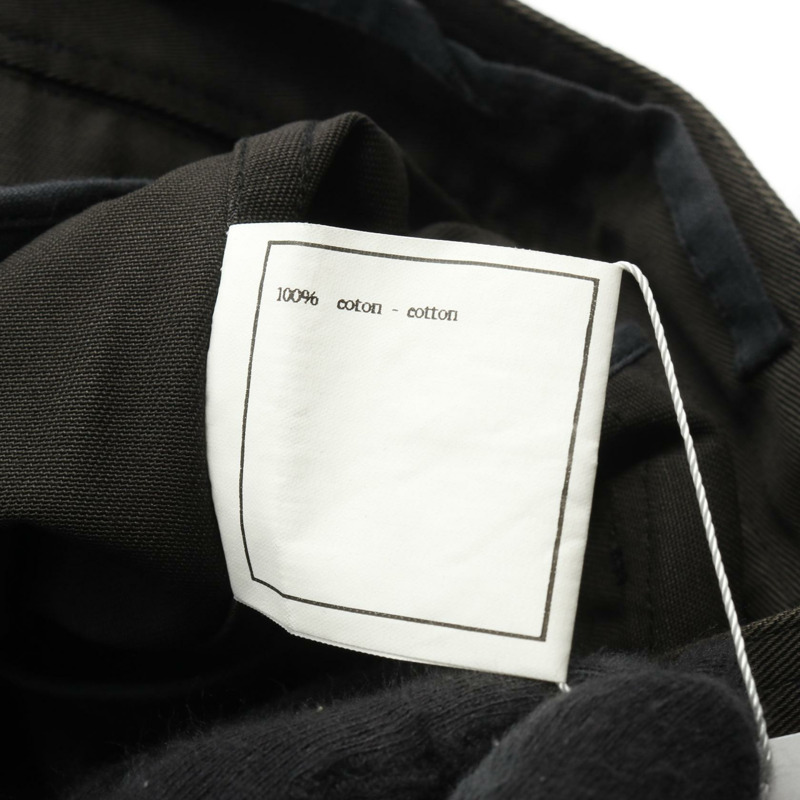 香奈兒 (CHANEL) CC 標誌紐帶中長半身裙，棉質，棕色，38 碼，二手女裝-3