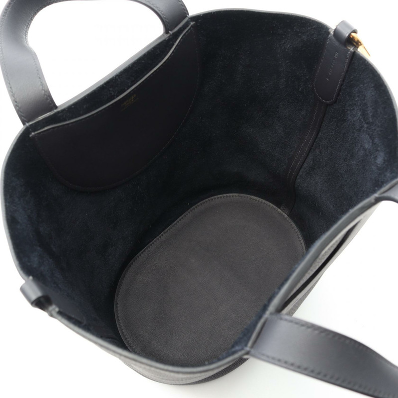 愛馬仕 In the loop 23 手提包 Clemence Swift 皮革海軍藍 Caban 二手 GHW B-2