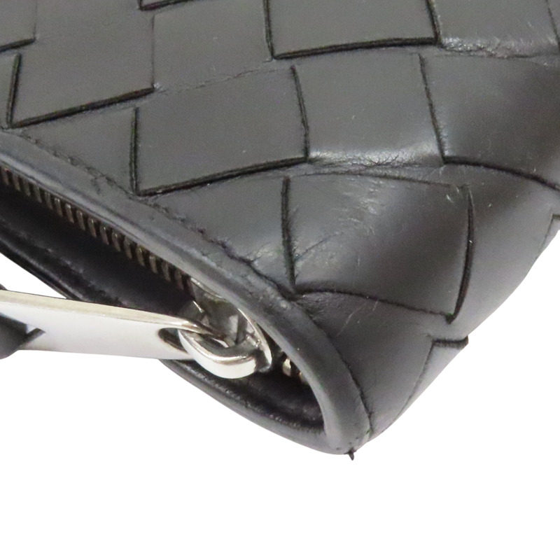 黑色 編織 羊皮 手拿包【BOTTEGA VENETA BV 寶緹嘉】-13