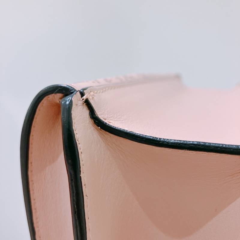 TK1768 Burberry博柏利粉紅印花斜背包Small Perforated Logo Leather Crossbody Bag Pink X GHW-29