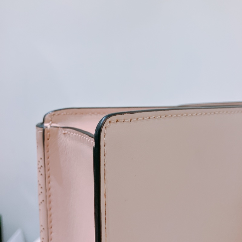 TK1768 Burberry博柏利粉紅印花斜背包Small Perforated Logo Leather Crossbody Bag Pink X GHW-33