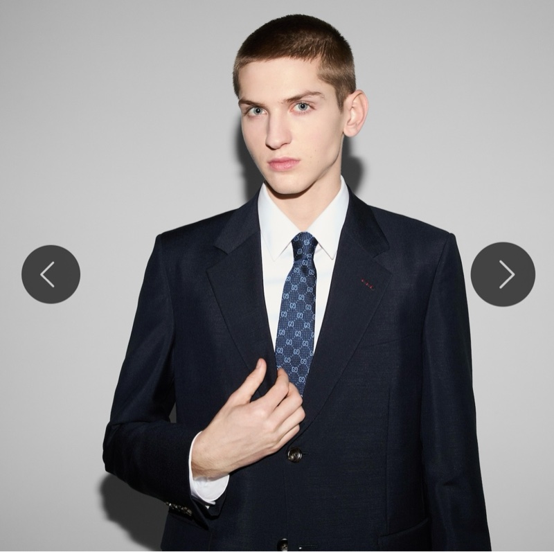 Gucci 領帶 👔 三個色-3