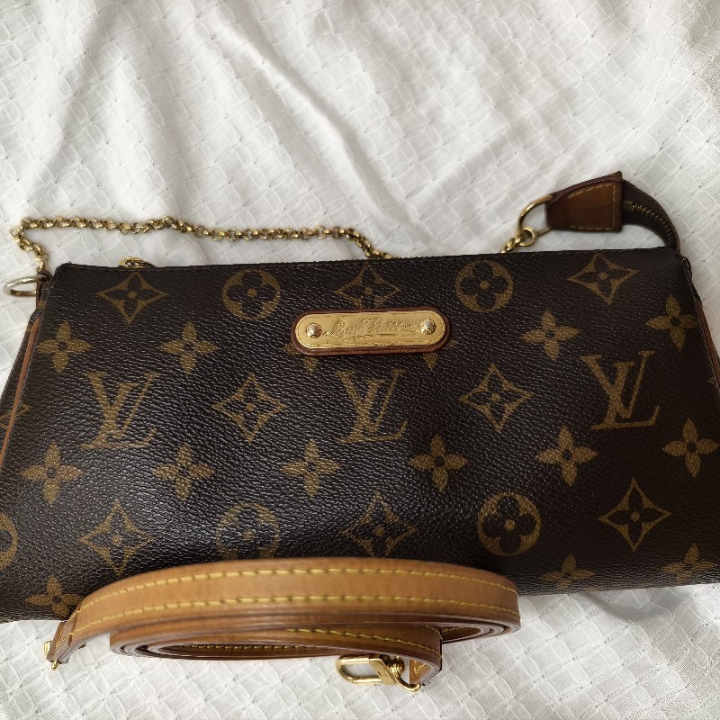 LV老花EVA腋下包斜肩包-4