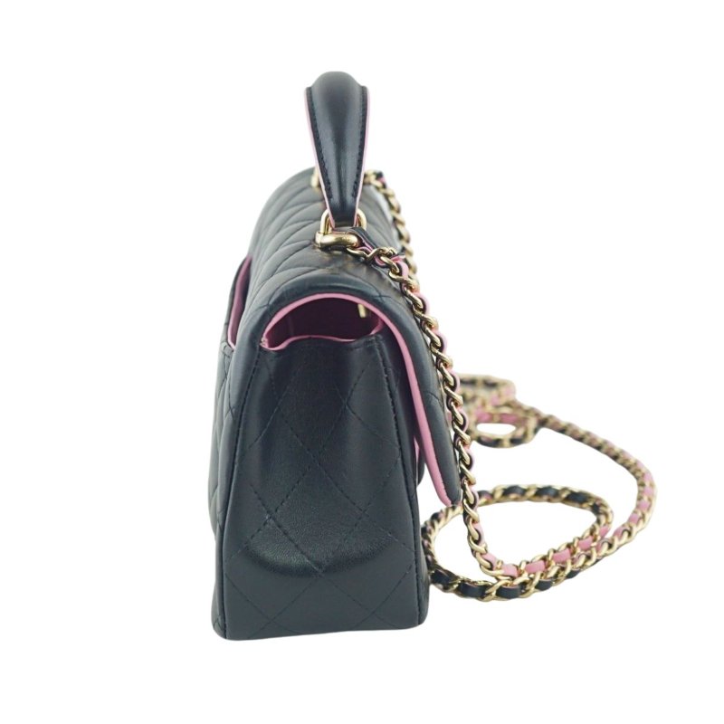 CHANEL 香奈兒 MINI CF20 HANDLE 手提包 斜背包 肩背包(晶片版}-7