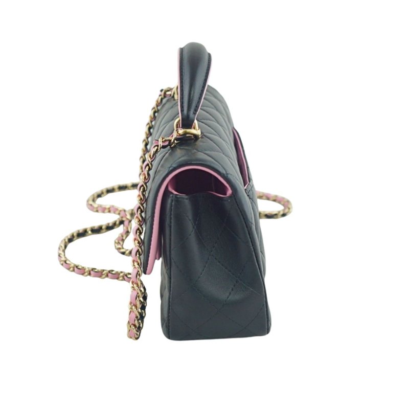 CHANEL 香奈兒 MINI CF20 HANDLE 手提包 斜背包 肩背包(晶片版}-8