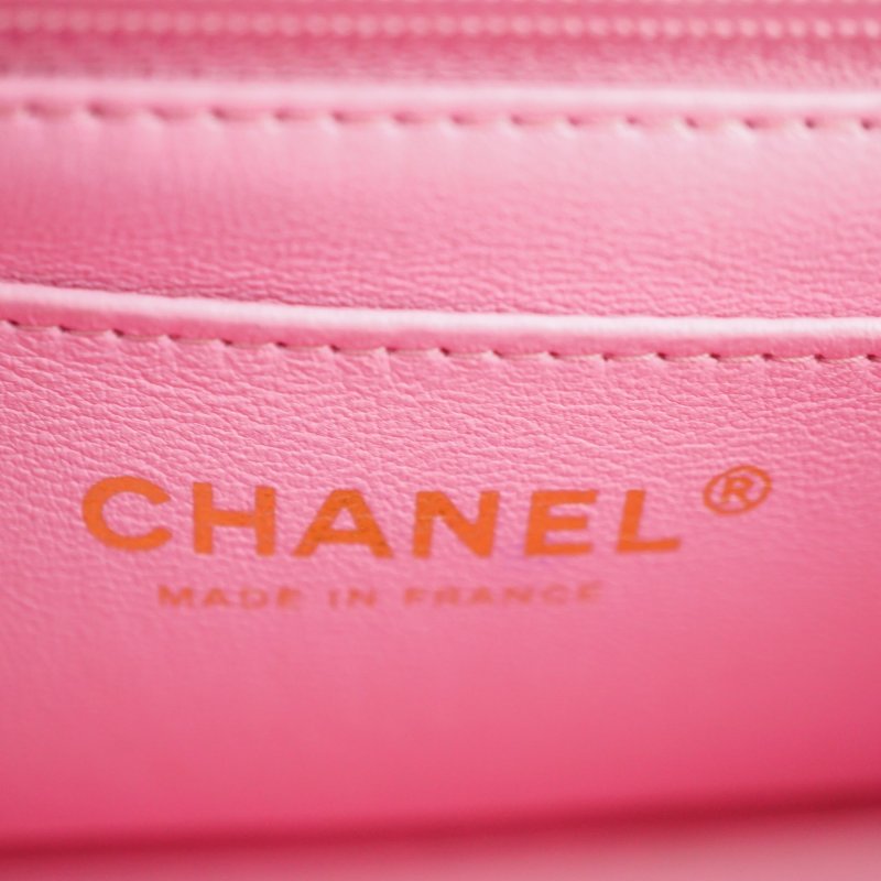 CHANEL 香奈兒 MINI CF20 HANDLE 手提包 斜背包 肩背包(晶片版}-17