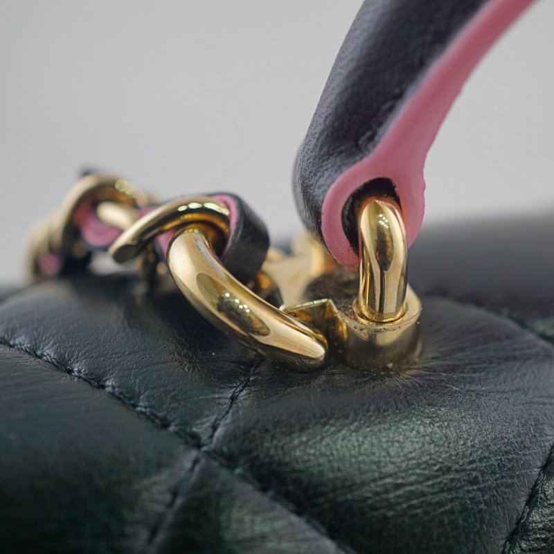 CHANEL 香奈兒 MINI CF20 HANDLE 手提包 斜背包 肩背包(晶片版}-21