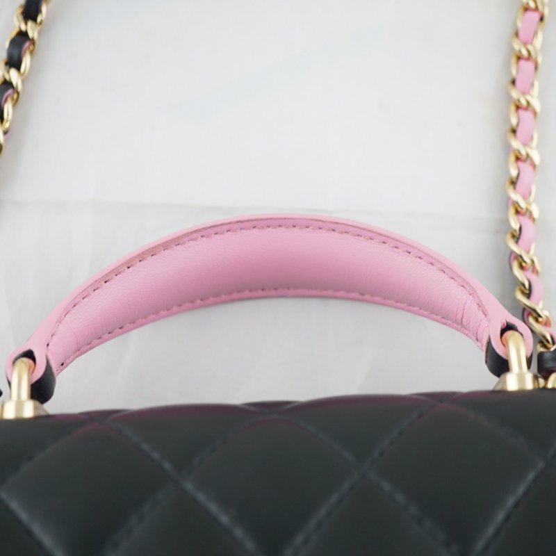 CHANEL 香奈兒 MINI CF20 HANDLE 手提包 斜背包 肩背包(晶片版}-23