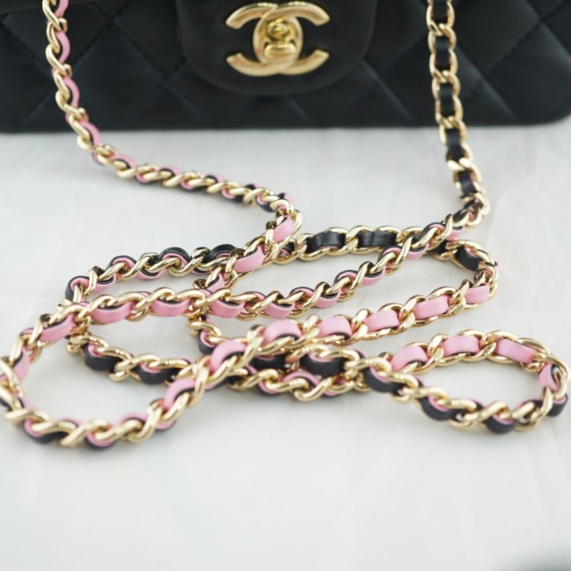 CHANEL 香奈兒 MINI CF20 HANDLE 手提包 斜背包 肩背包(晶片版}-24