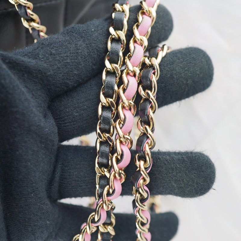 CHANEL 香奈兒 MINI CF20 HANDLE 手提包 斜背包 肩背包(晶片版}-25