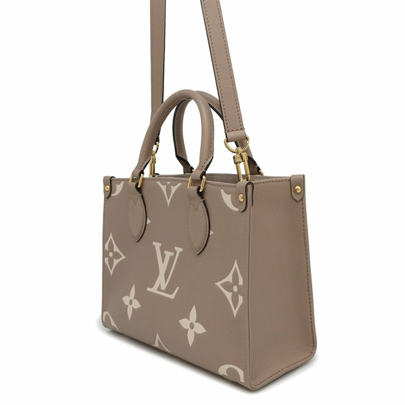 Louis Vuitton 手提包,雙色 Monogram Empreinte Giant On-the-Go PM M45779,兩用單肩包-1