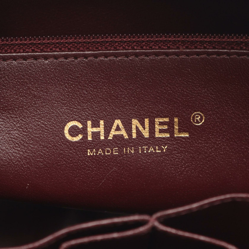 CHANEL CC 標誌鏈單肩包 小牛皮 黑色 GHW 二手 女士-3