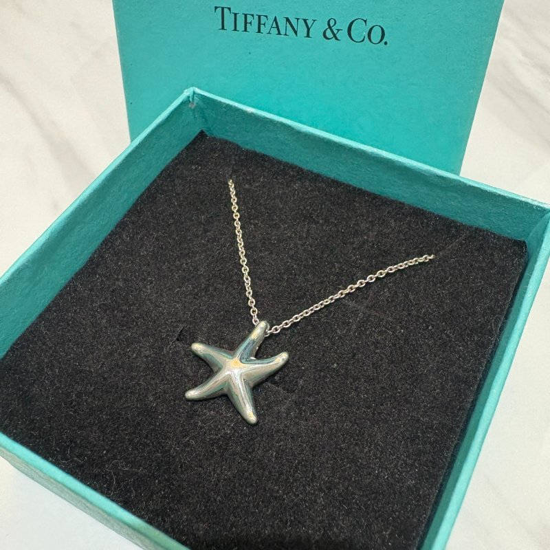 *SHIHNS名牌精品* Tiffany&Co S925 海星項鍊-0