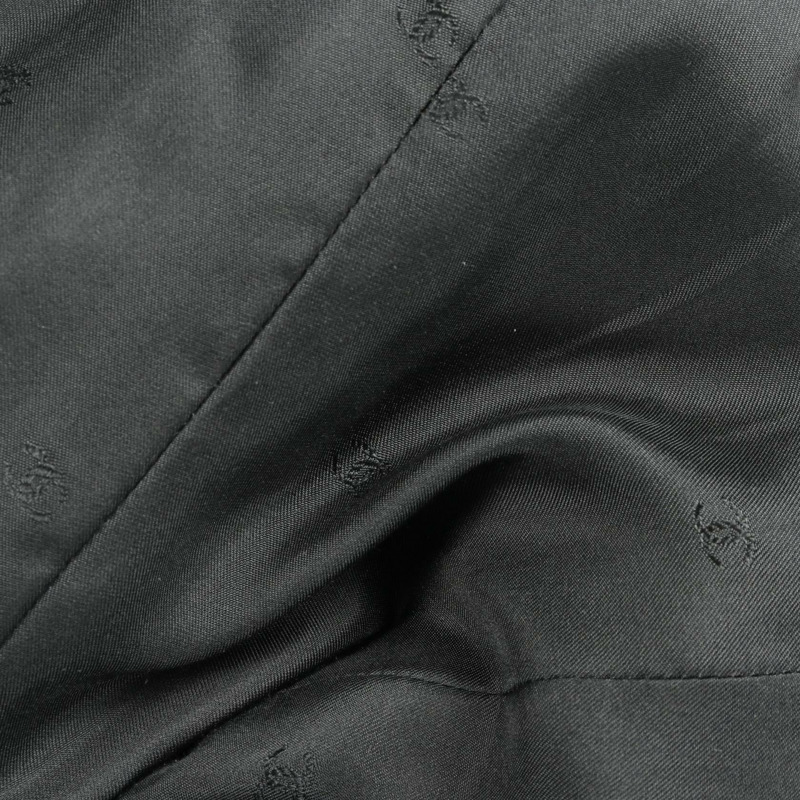 香奈兒 CC 標誌紐扣修身外套 羊毛 灰色 40 碼 二手 女款-6