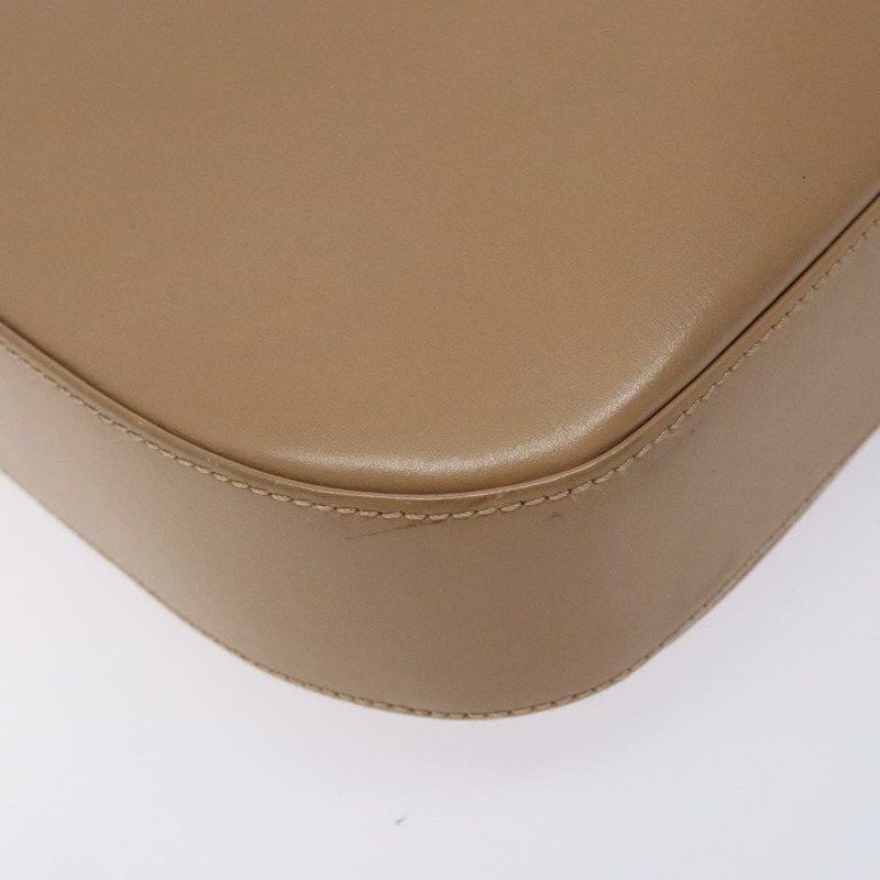 【日本直送】Salvatore Ferragamo Gancini 單肩包 皮革 米色金色 正品 BA4057-13