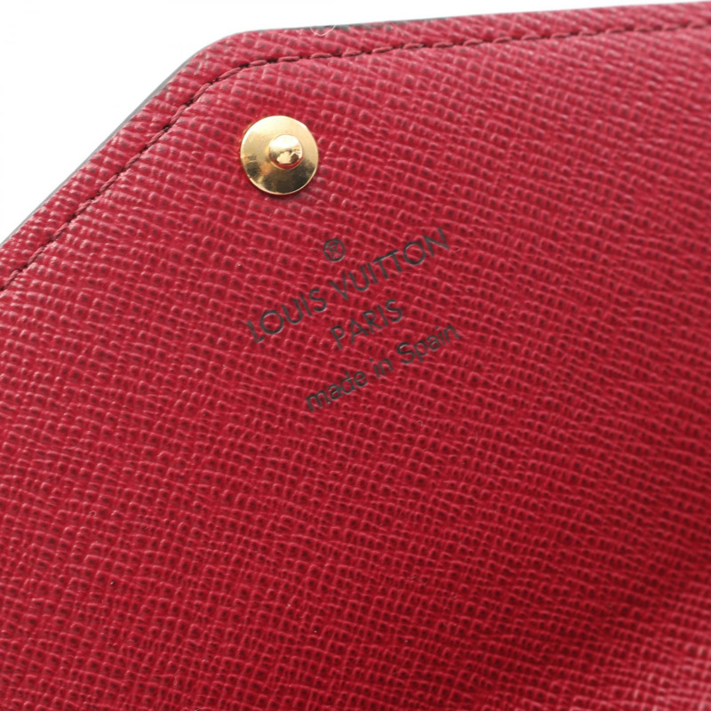 路易威登 Portefeiulle Sarah 雙折皮夾 M62234 Monogram Fuschia 二手女式-3