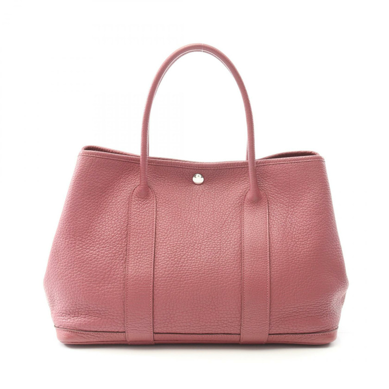 HERMES Garden party PM 托特包 手提包 Negonda 皮革 Bois de rose 二手 P SHW-0