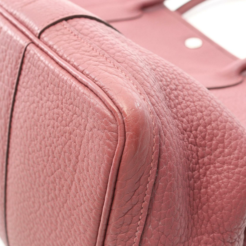 HERMES Garden party PM 托特包 手提包 Negonda 皮革 Bois de rose 二手 P SHW-7