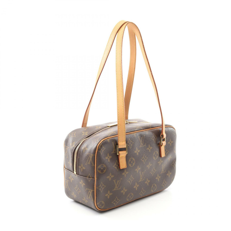 LOUIS VUITTON Cite MM 單肩包 M51182 Monogram 帆布 棕色 二手 女士 LV-1