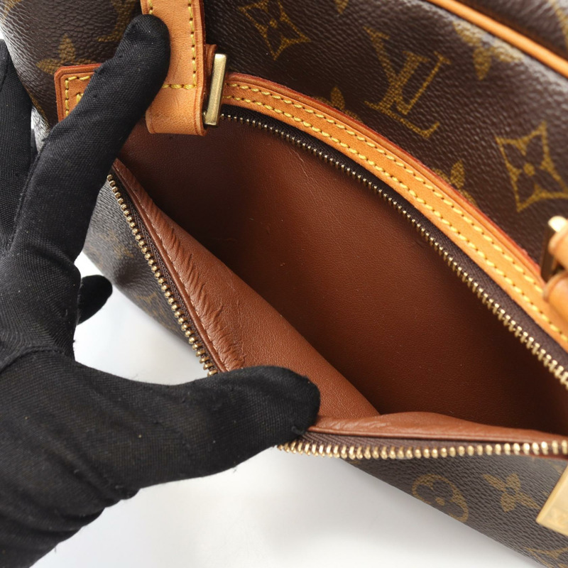 LOUIS VUITTON Cite MM 單肩包 M51182 Monogram 帆布 棕色 二手 女士 LV-8