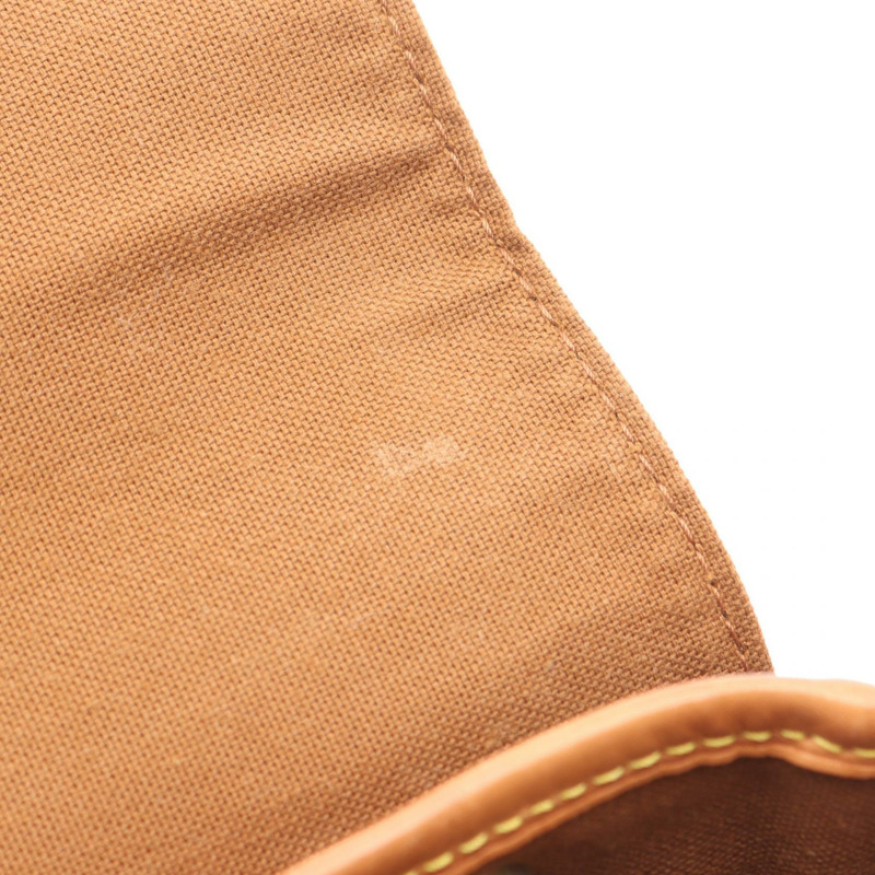 LOUIS VUITTON Montsouris 中型背包 M51136 Monogram 帆布棕色二手女士 LV-6