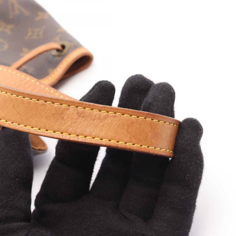 LOUIS VUITTON Montsouris 中型背包 M51136 Monogram 帆布棕色二手女士 LV-10