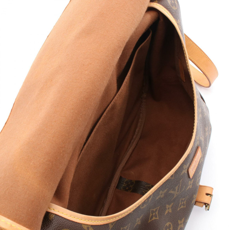 路易威登 Samuel 35 斜背包 M42254 Monogram 帆布 棕色 二手-2