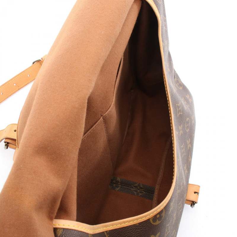 路易威登 Samuel 35 斜背包 M42254 Monogram 帆布 棕色 二手-3