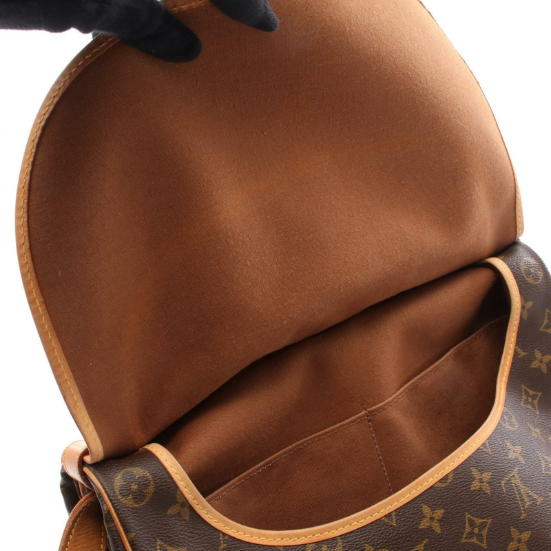 路易威登 Samuel 35 斜背包 M42254 Monogram 帆布 棕色 二手-6
