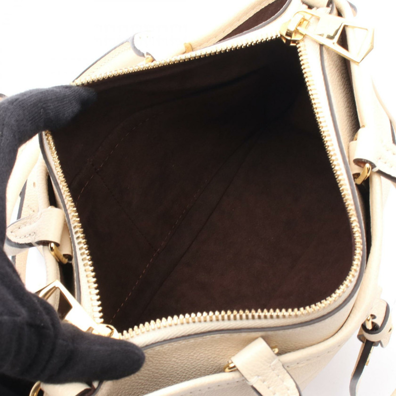 路易威登 Trianon PM 單肩手提包 M46503 Monogram empreinte 米色 二手-2