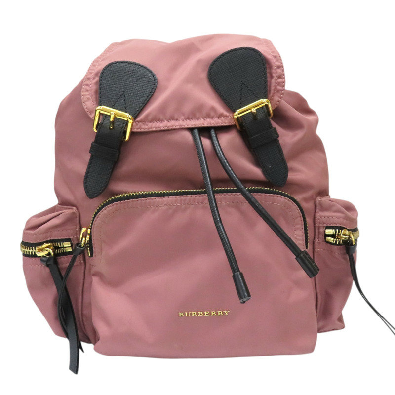 粉紅色 黑色 尼龍 rucksack 後背包 4020959-0