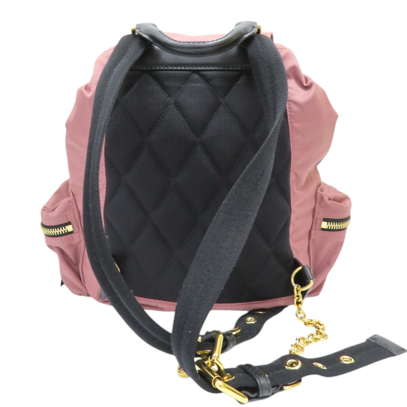 粉紅色 黑色 尼龍 rucksack 後背包 4020959-1