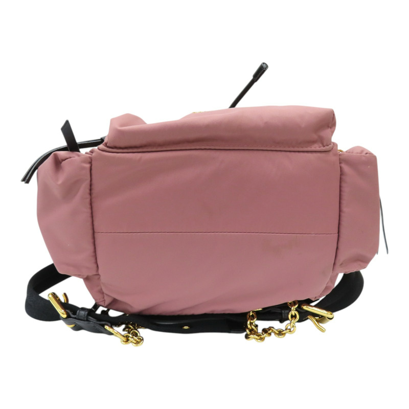 粉紅色 黑色 尼龍 rucksack 後背包 4020959-3