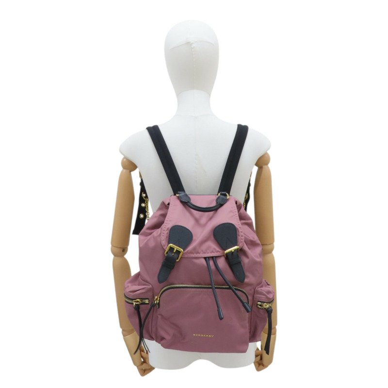 粉紅色 黑色 尼龍 rucksack 後背包 4020959-14