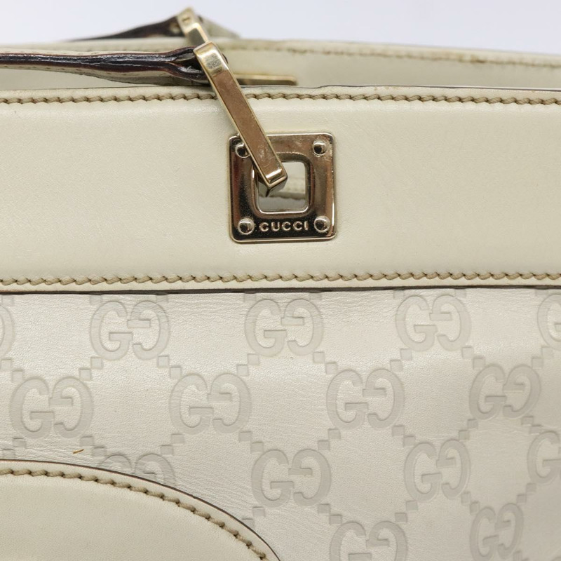 【日本直送】GUCCI GG 帆布 Guccissima 馬銜扣托特包 白金色 145993 正品 132199-9