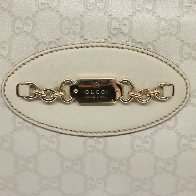 【日本直送】GUCCI GG 帆布 Guccissima 馬銜扣托特包 白金色 145993 正品 132199-16