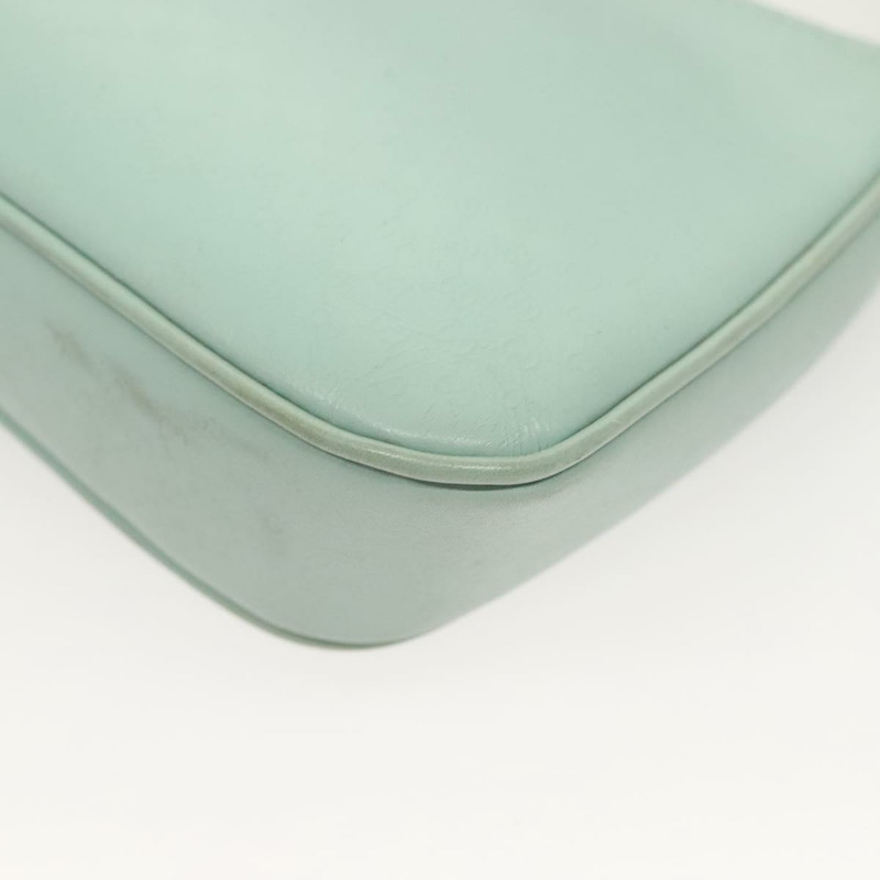 【日本直送】GUCCI 微型 GG 帆布單肩包皮革淺藍色銀色正品 132939-8