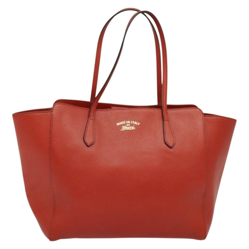 【日本直送】GUCCI 托特包 皮革 紅金色 354397。正品 bs28080-12