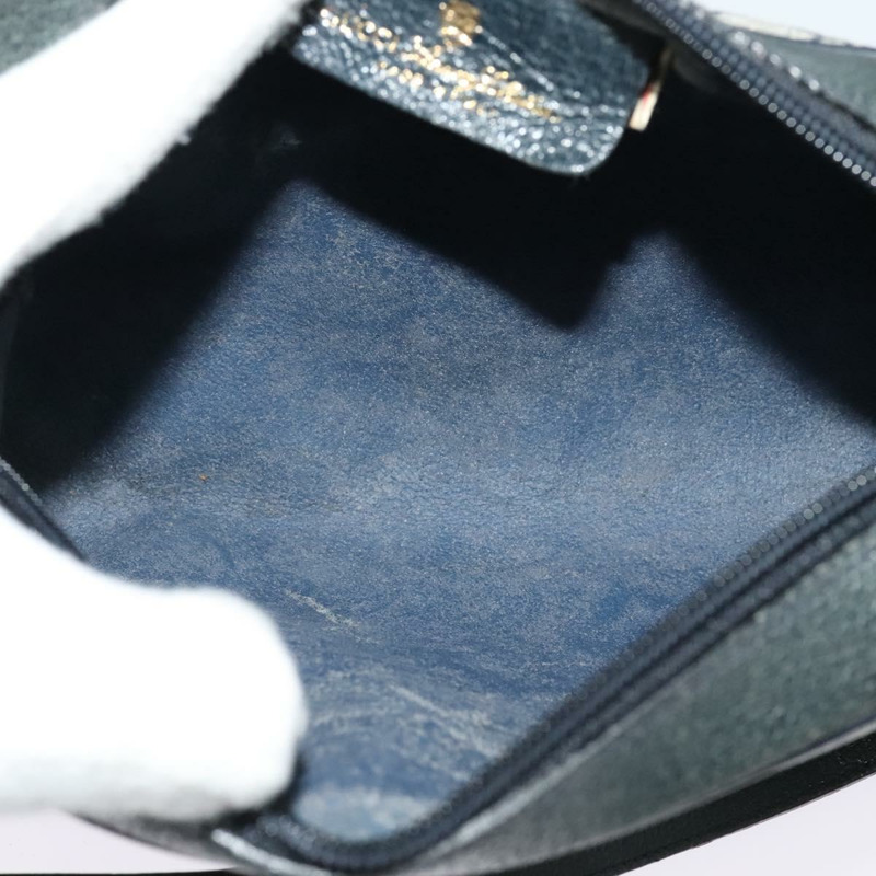 【日本直送】GUCCI GG Supreme Sherry Line 單肩包 PVC 海軍藍 金色 68 02 004 正品 134764-9
