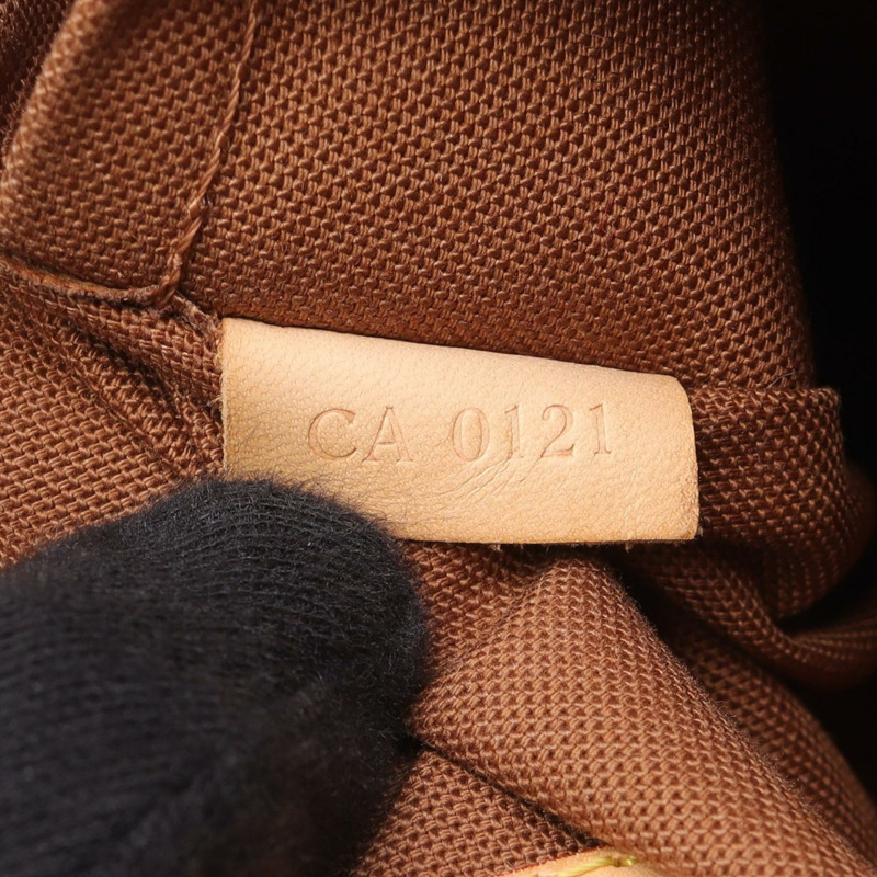 LOUIS VUITTON Odeon 中型單肩包 M56389 Monogram 帆布棕色二手女士 LV-4
