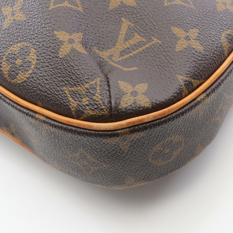 LOUIS VUITTON Odeon 中型單肩包 M56389 Monogram 帆布棕色二手女士 LV-6