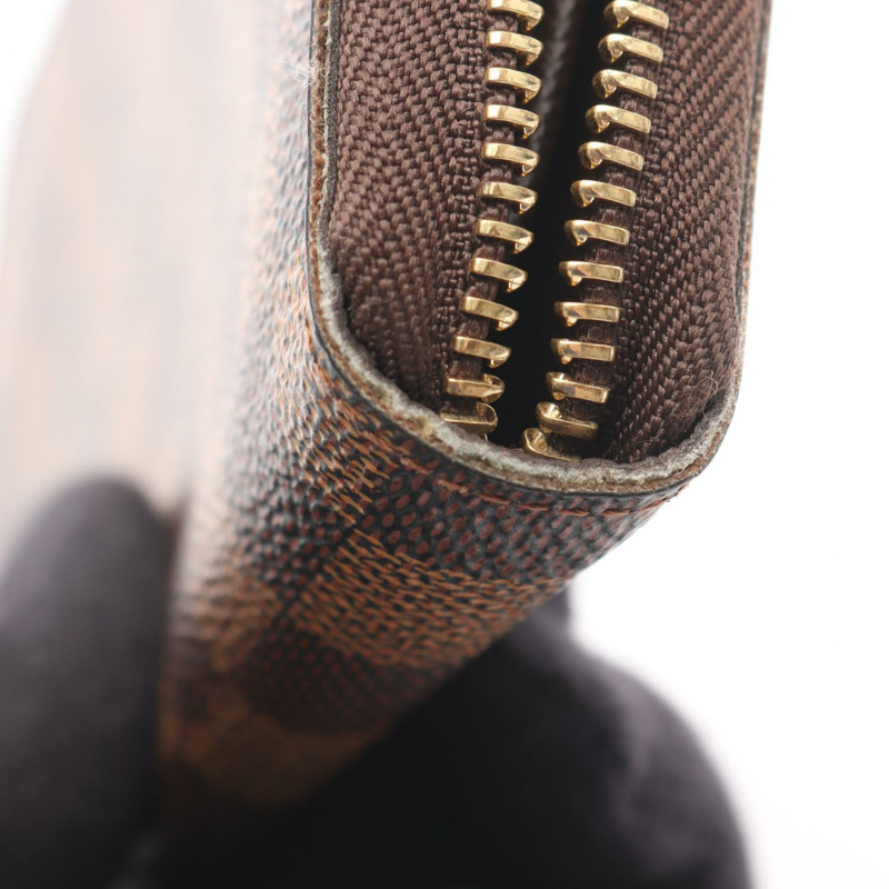路易威登 Zippy 收納錢包 N60003 Damier 帆布 Ebene 二手男女通用 LV-6