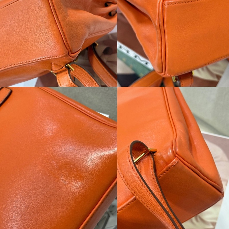 #全網最低價👏🏻 Hermes • Kelly Mini Ado 火焰橙金釦 Gulliver皮 ｜ 在台現貨-6