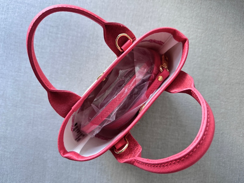 Longchamp 三用刺繡草編包-7