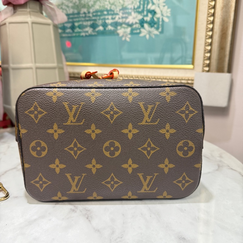 LV 原花Neonoe BB金釦手提肩斜背束口水桶包-2