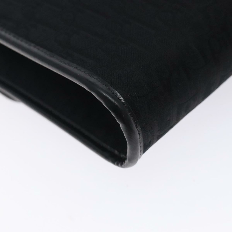 【日本直送】Christian Dior Trotter 帆布鏈條單肩包 黑金 正品 132040-15