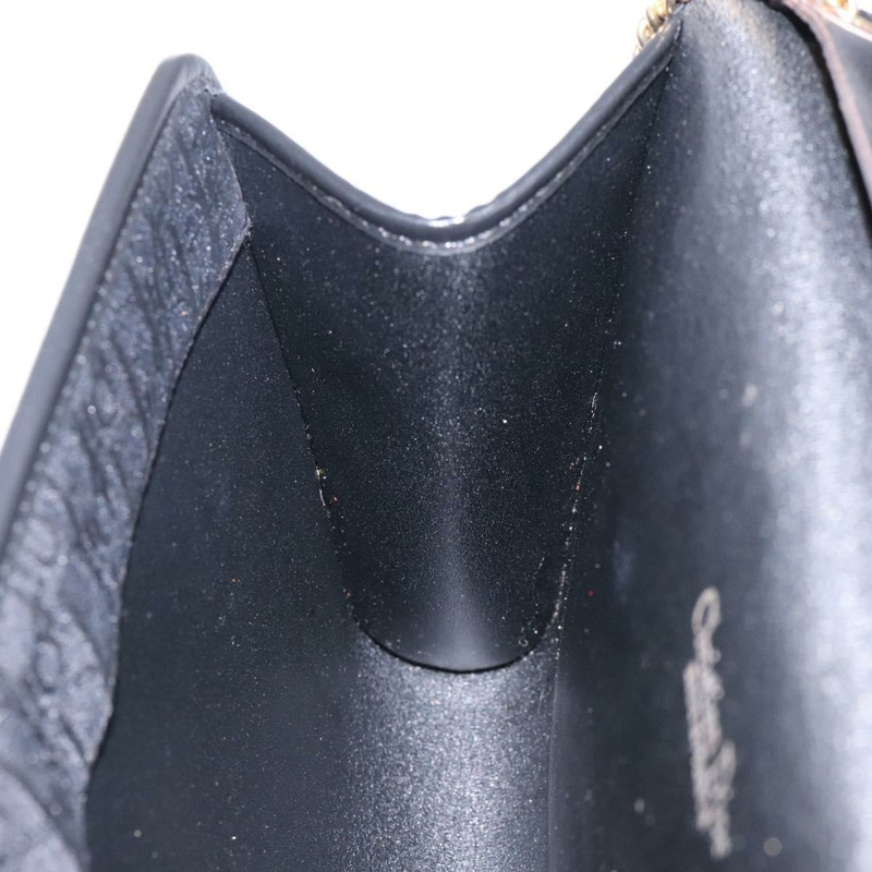 【日本直送】Christian Dior Trotter 帆布鏈條單肩包 黑金 正品 132040-18
